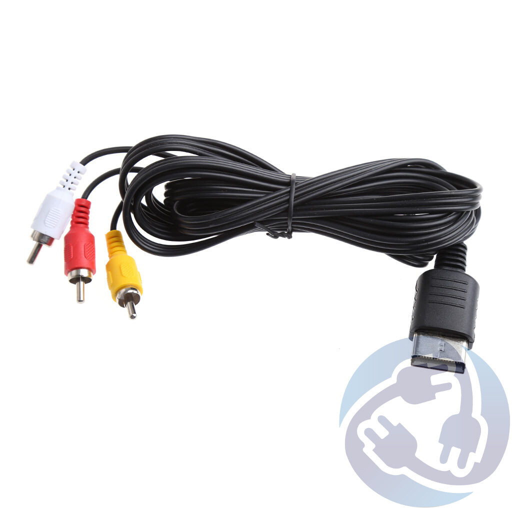 AV Video Audio Composite RCA Cable Cord for Sega Dreamcast Console A/V