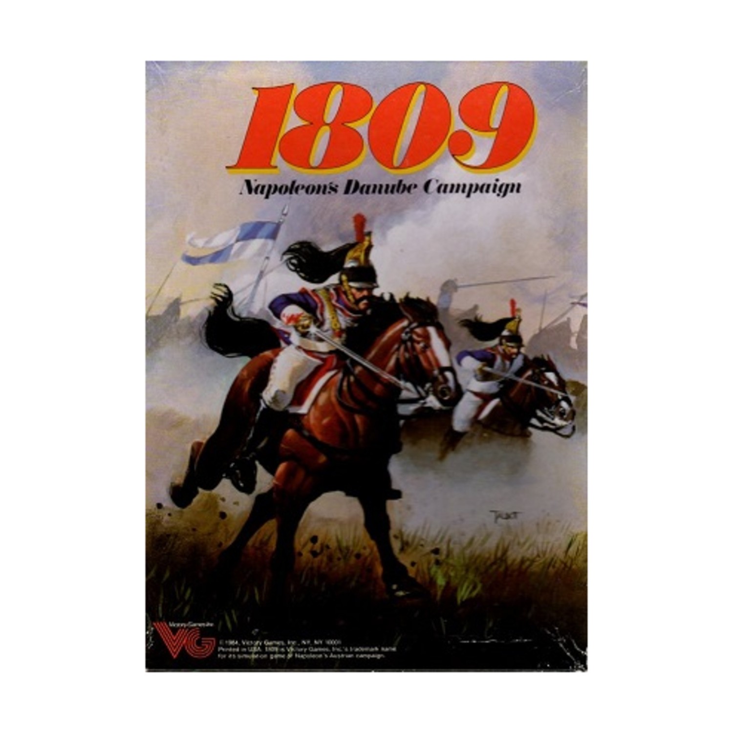 Victory Wargame 1809 - Napoleon's Danube Campaign Box VG+/EX