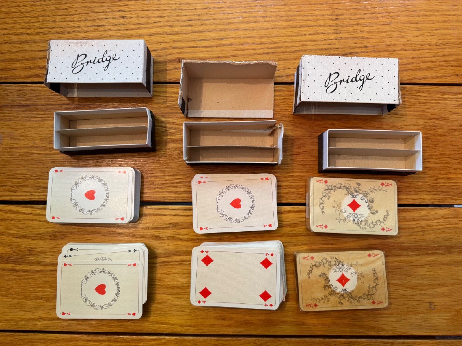 WWII GERMAN ORIGINAL PLAYING CARDS BRIDGE SETS