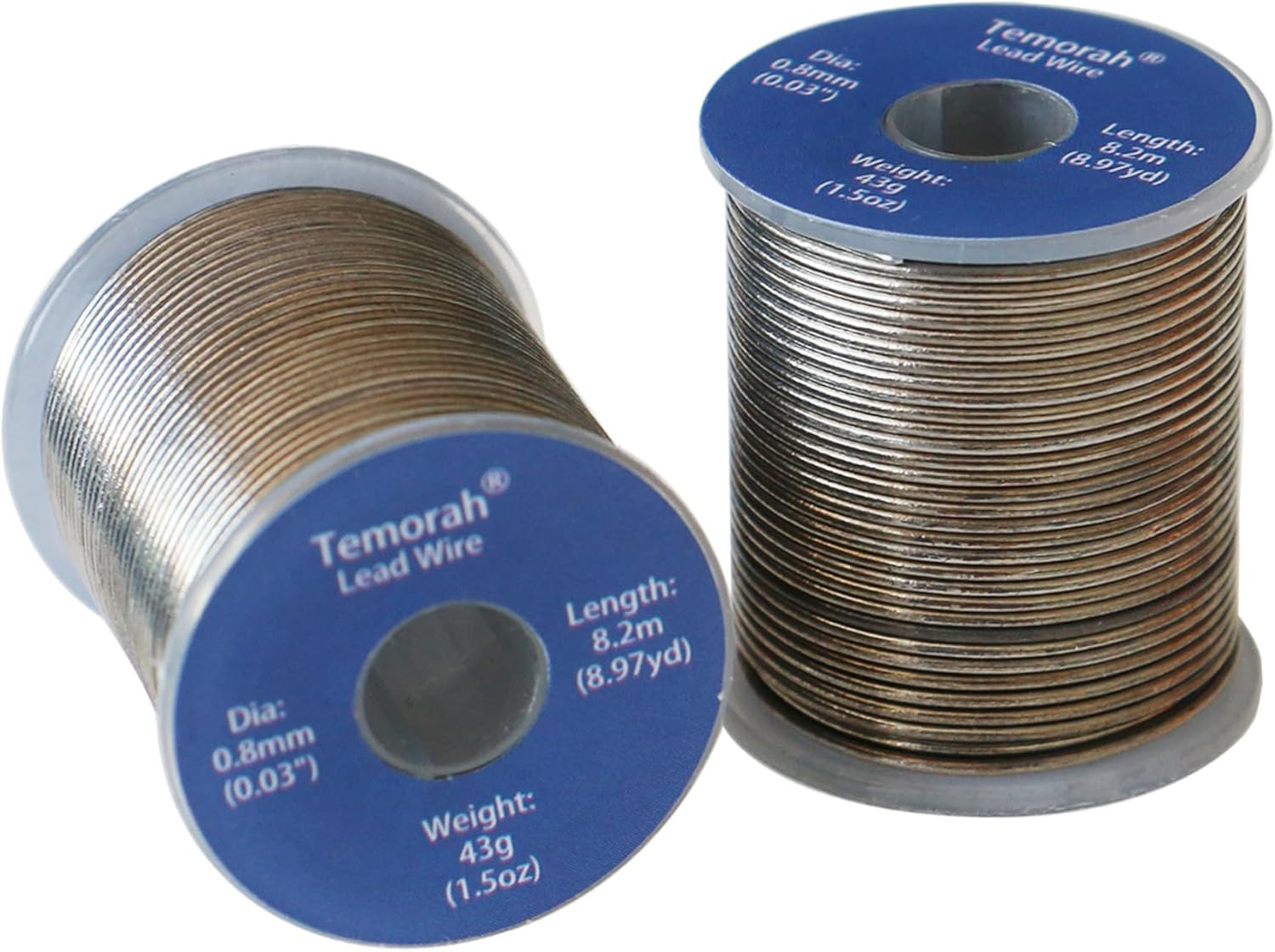 Lead Wire for Fly Tying Materials, 0.03"(0.8Mm)