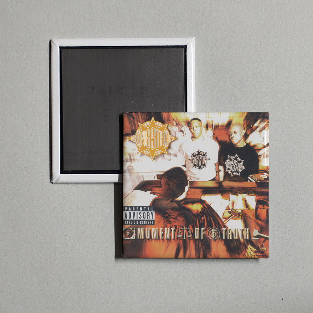Gang Starr - Moment Of Truth Album Cover Locker Fridge Magnet