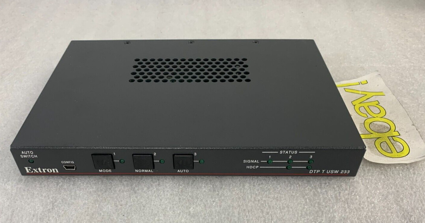 Extron DTP T USW 233 HDMI Input Switch NO ADAPTER FREE SHIPPING