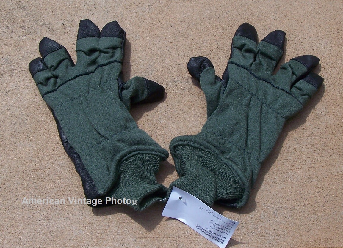 Glove HAU-15P Flyers Military Leather USMC Marines  Army Sheepskin Leather