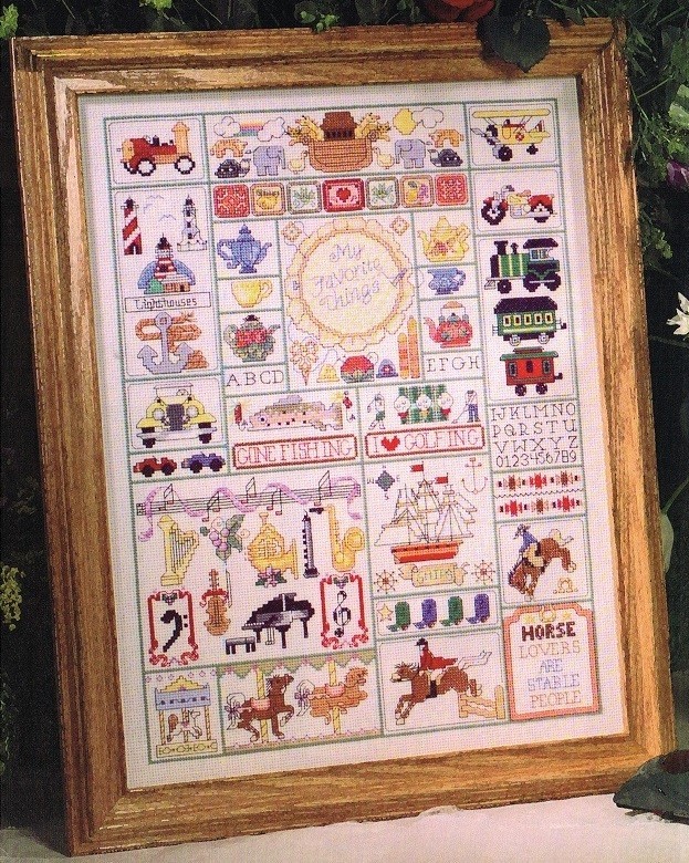 FAVORITE THINGS  CROSS STITCH PATTERN ONLY  -  Y27