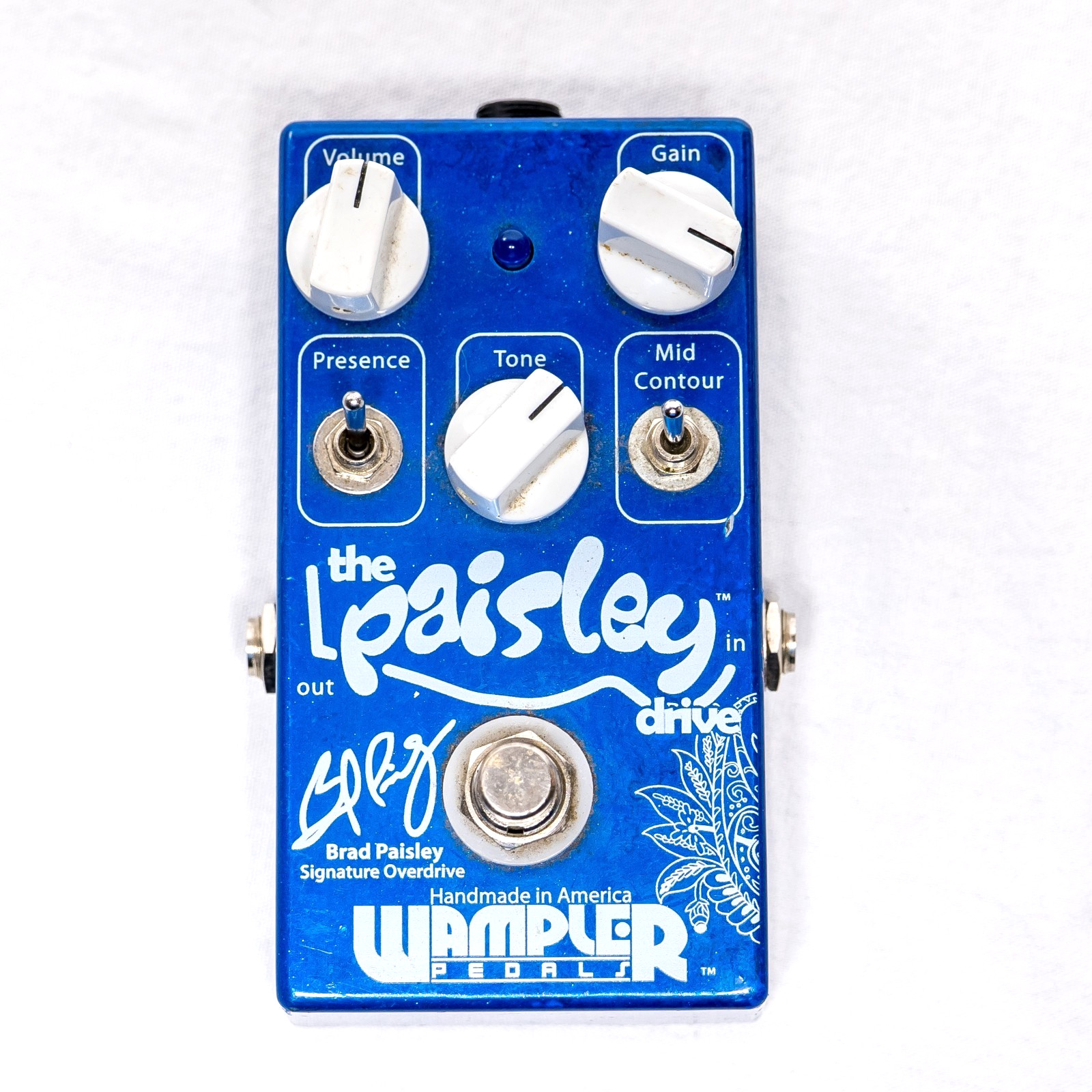 Wampler The Paisley Drive Brad Paisley Signature Overdrive Guitar Effects Pedal
