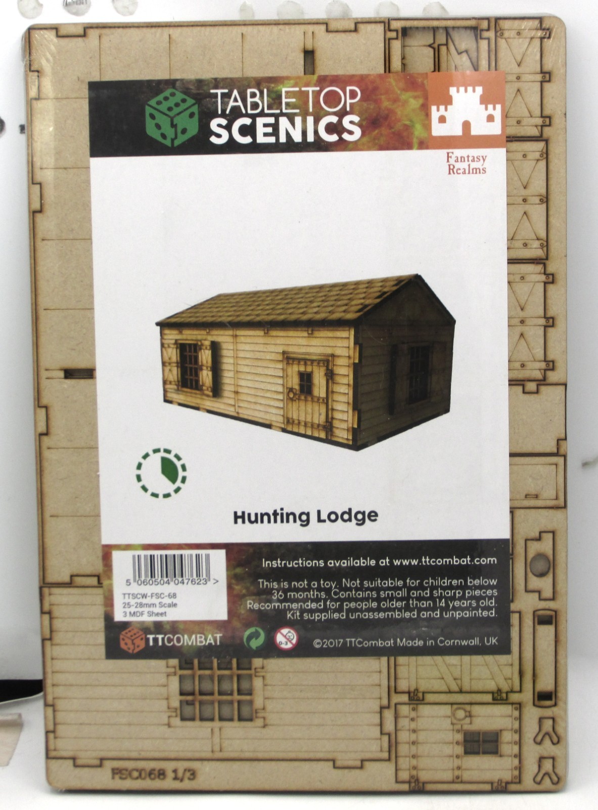 TTCombat TTSCW-FSC-068 Hunting Lodge (Fantasy Realms) Building Terrain Kit