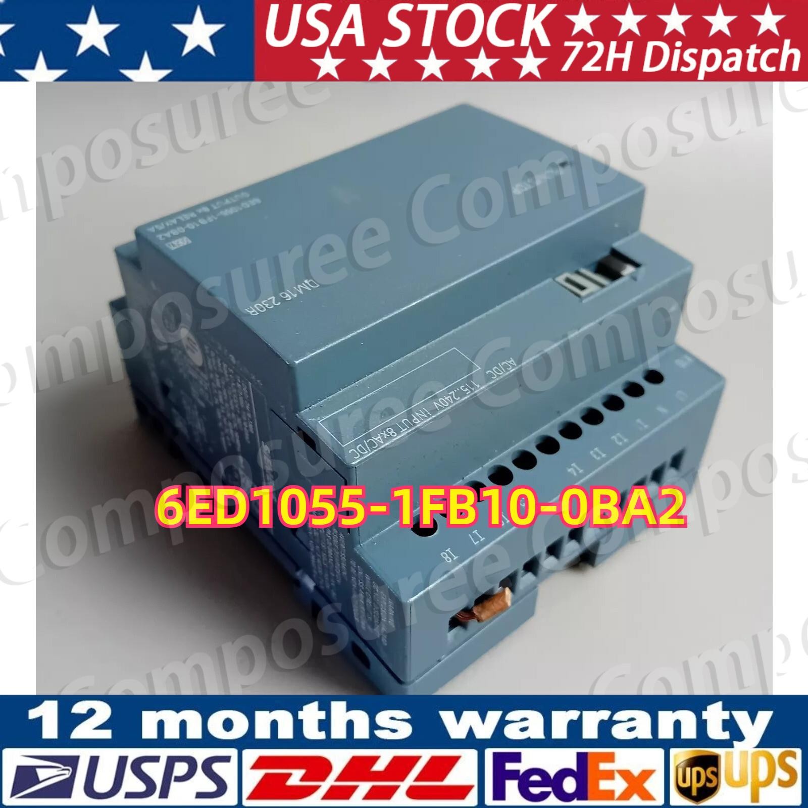 6ED1055-1FB10-0BA2 New Siemens 6ED1 055-1FB10-0BA2 LOGO DM16 230R expansion