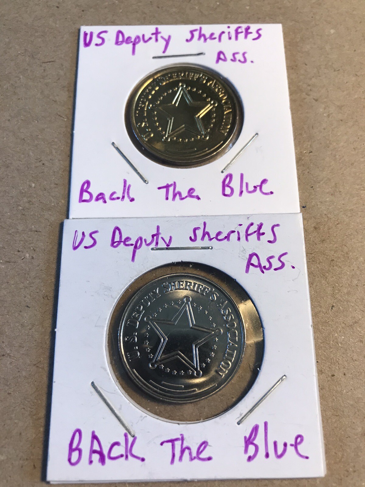 Two Membership Tokens - US Deputy Sheriff’s Association