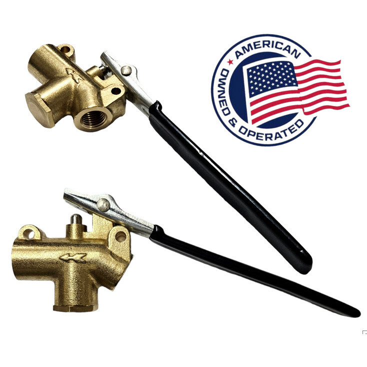 Carpet Cleaning 1/4" DAM Brass Angle Valve 1300 PSI Portable Wand & Truck mount