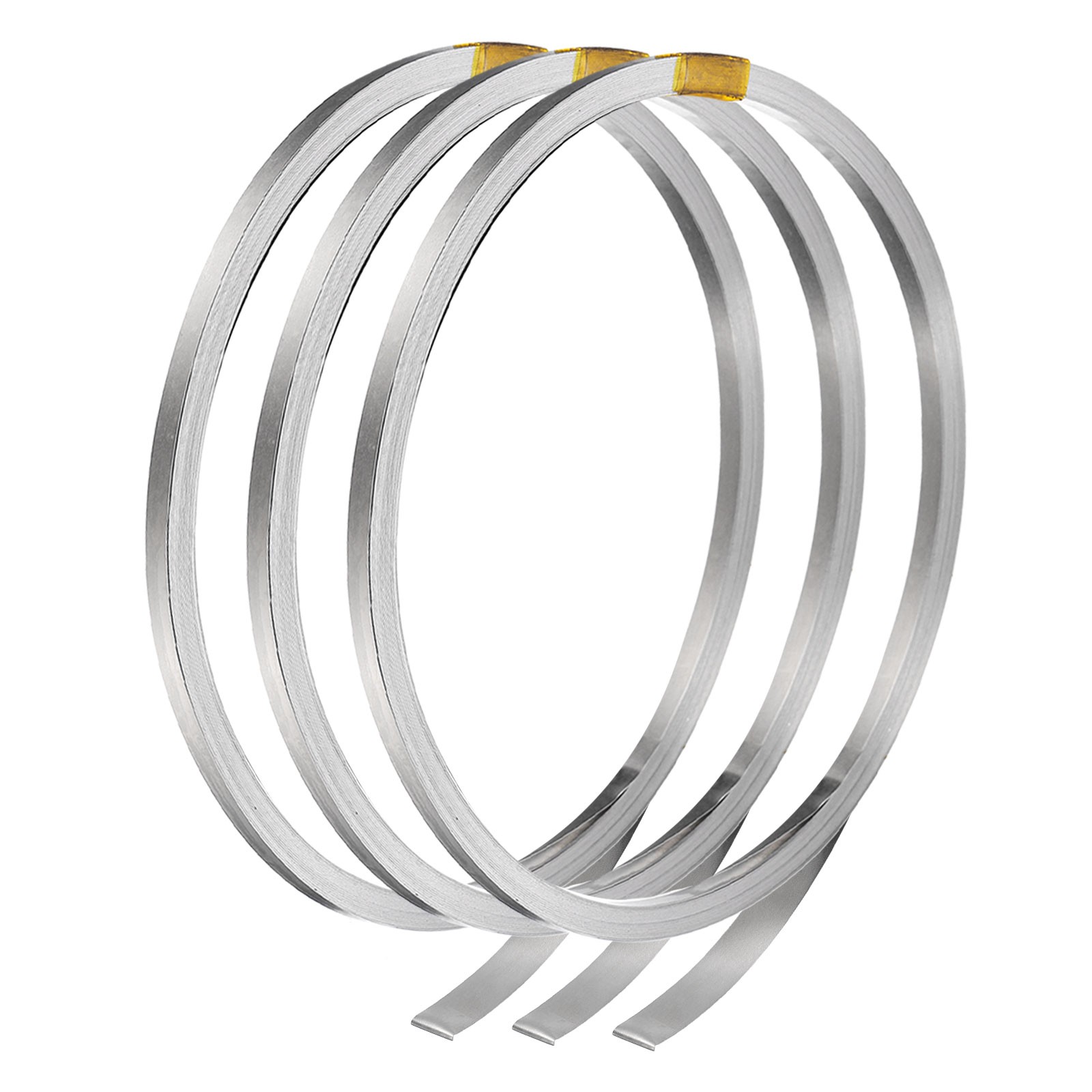 3 Roll Nickel Strip 0.1x3mm Nickel Plated Steel Strips for Battery Welding
