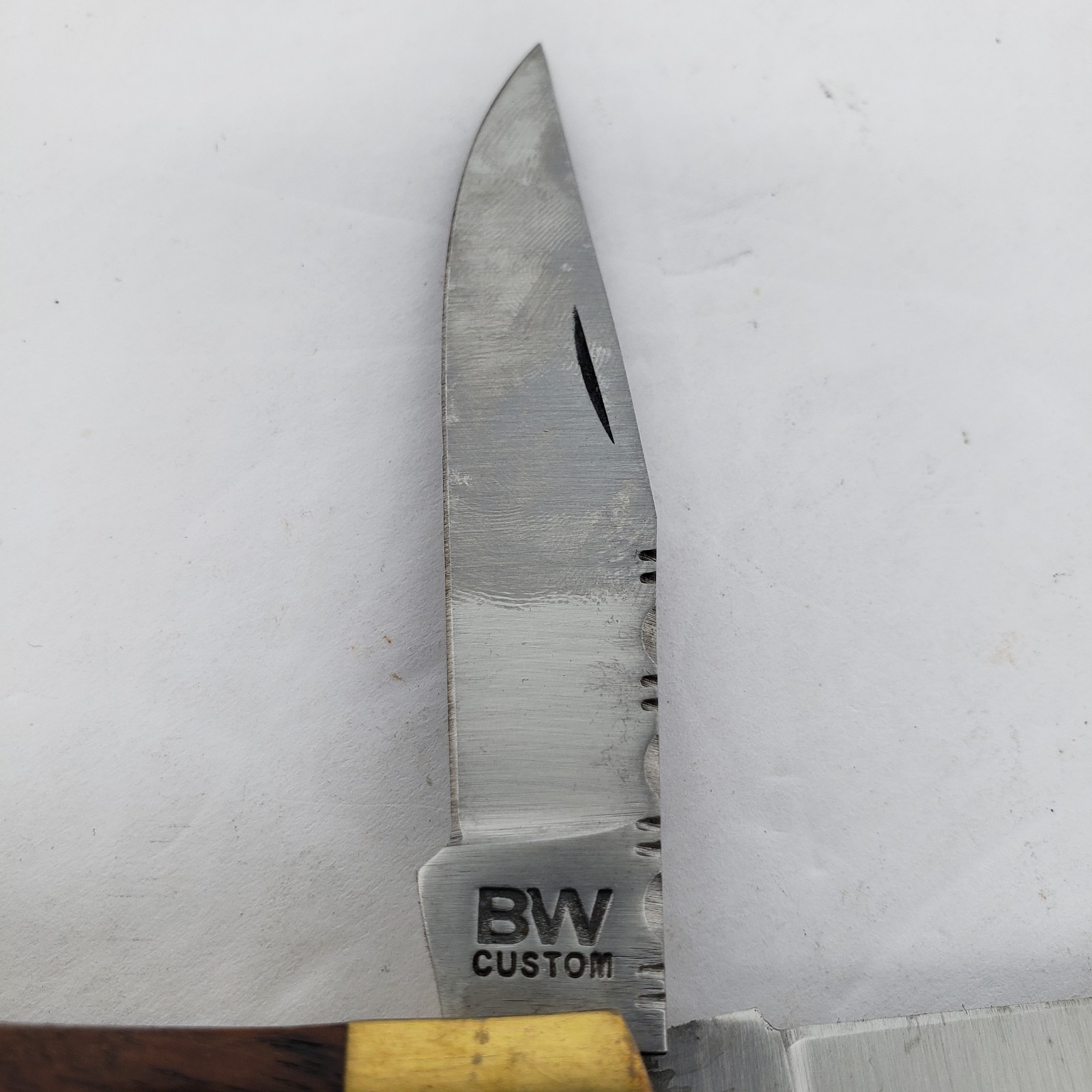 BW Custom Celtic Clover Trapper Folding Knife Pakistan SO-BWC23