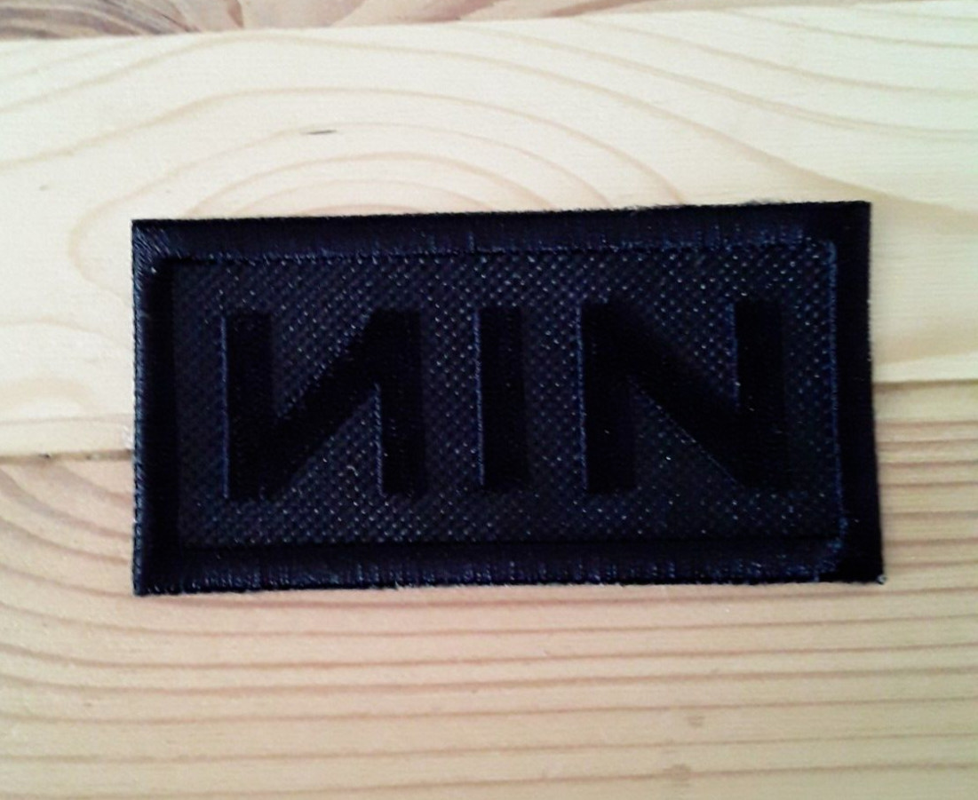 NIN Blackout Patch Iron-on High-Quality Embroidered 90s Industrial Metal Tool