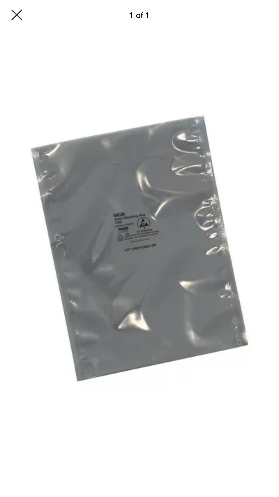 3M(TM) Static Shielding Bag SCC 1500, Metal-out, 16 in. x 24 in.