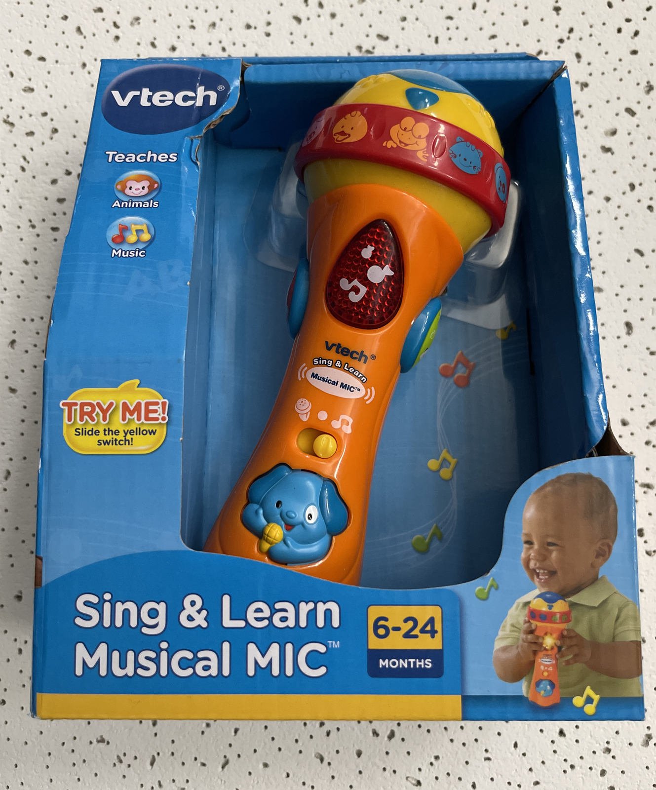 VTech Sing & Learn Musical Mic Microphone Baby Toy