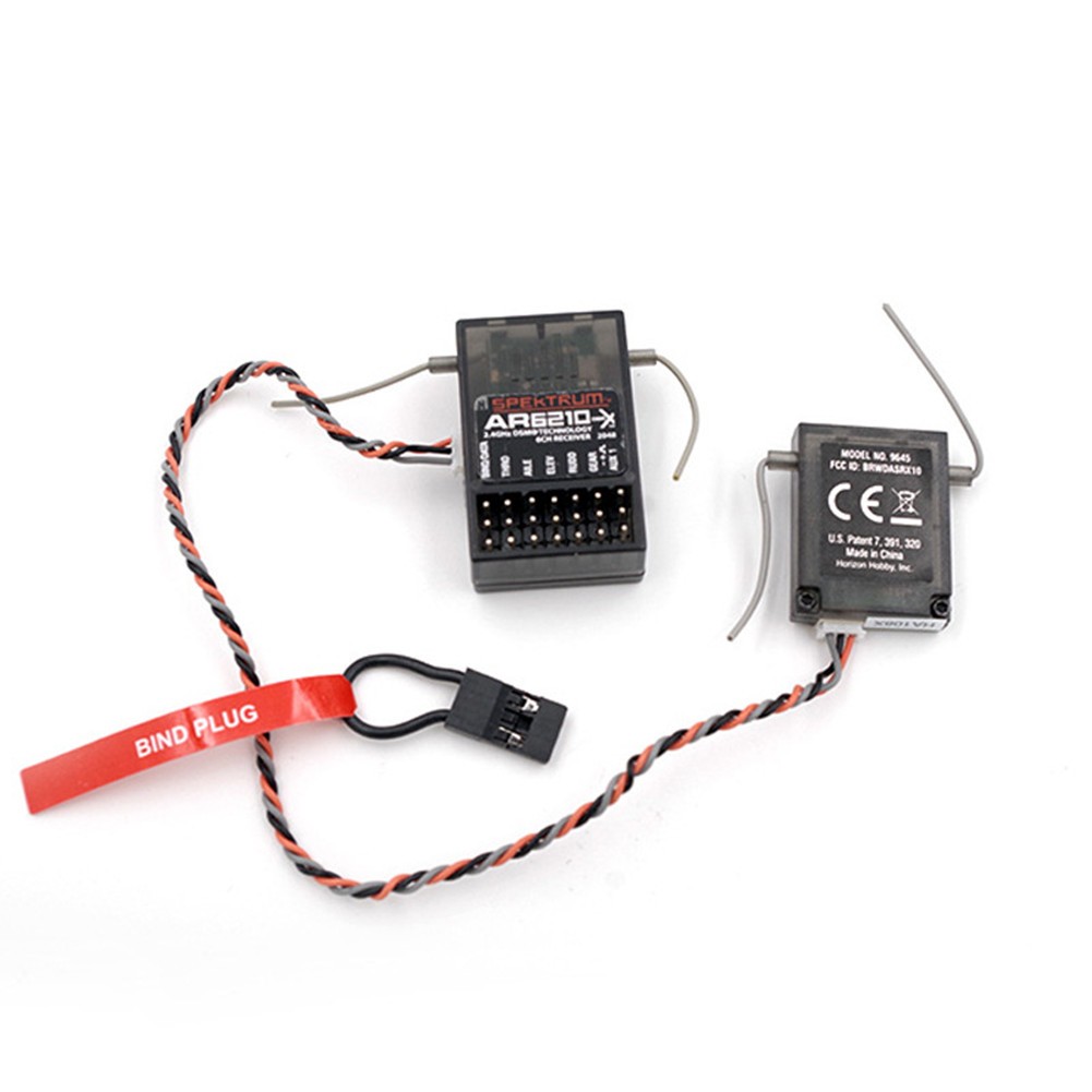 2.4GHz AR6210 DSMX 6Ch Receiver RX Support DSM2 for Spektrum Transmitter TX RC