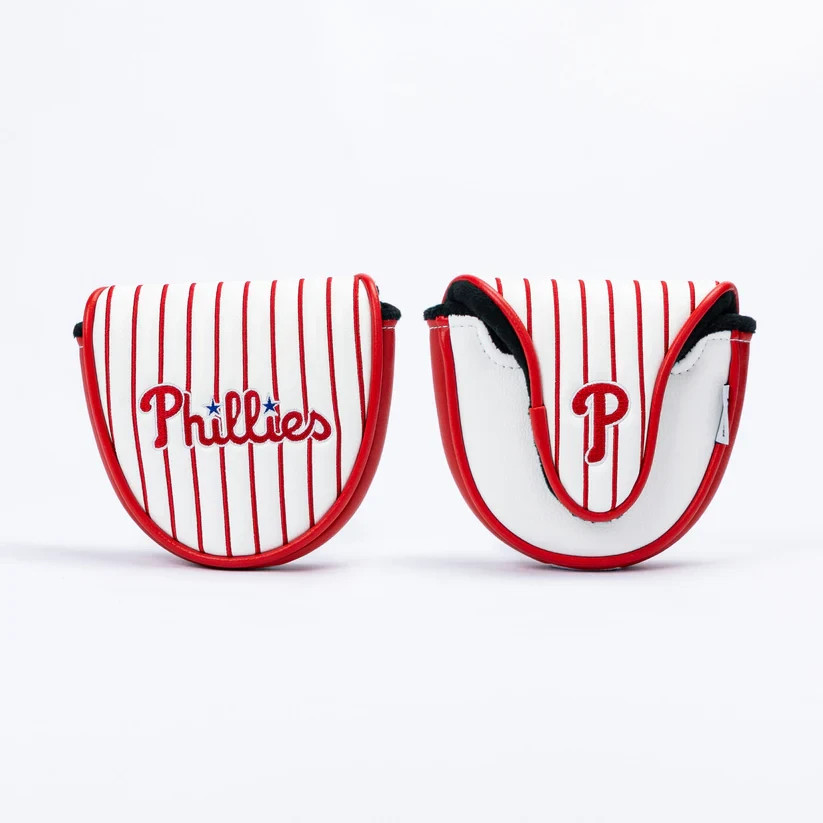 PRG Golf Philadelphia Phillies Pinstripe Mallet Putter Cover MLB Licensed
