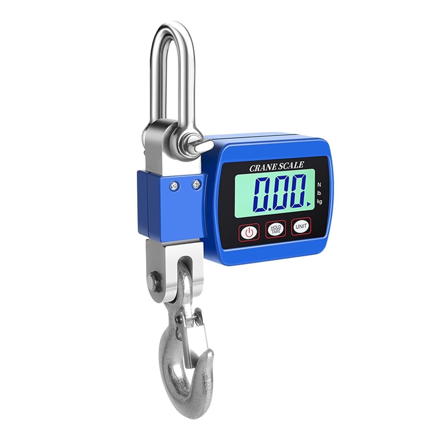 Digital Crane Scale 1000lb Heavy Duty Hanging Industrial Scale Tare Zero Unit