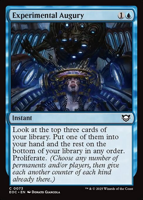 Experimental Augury 73 C Normal EOC MTG NM