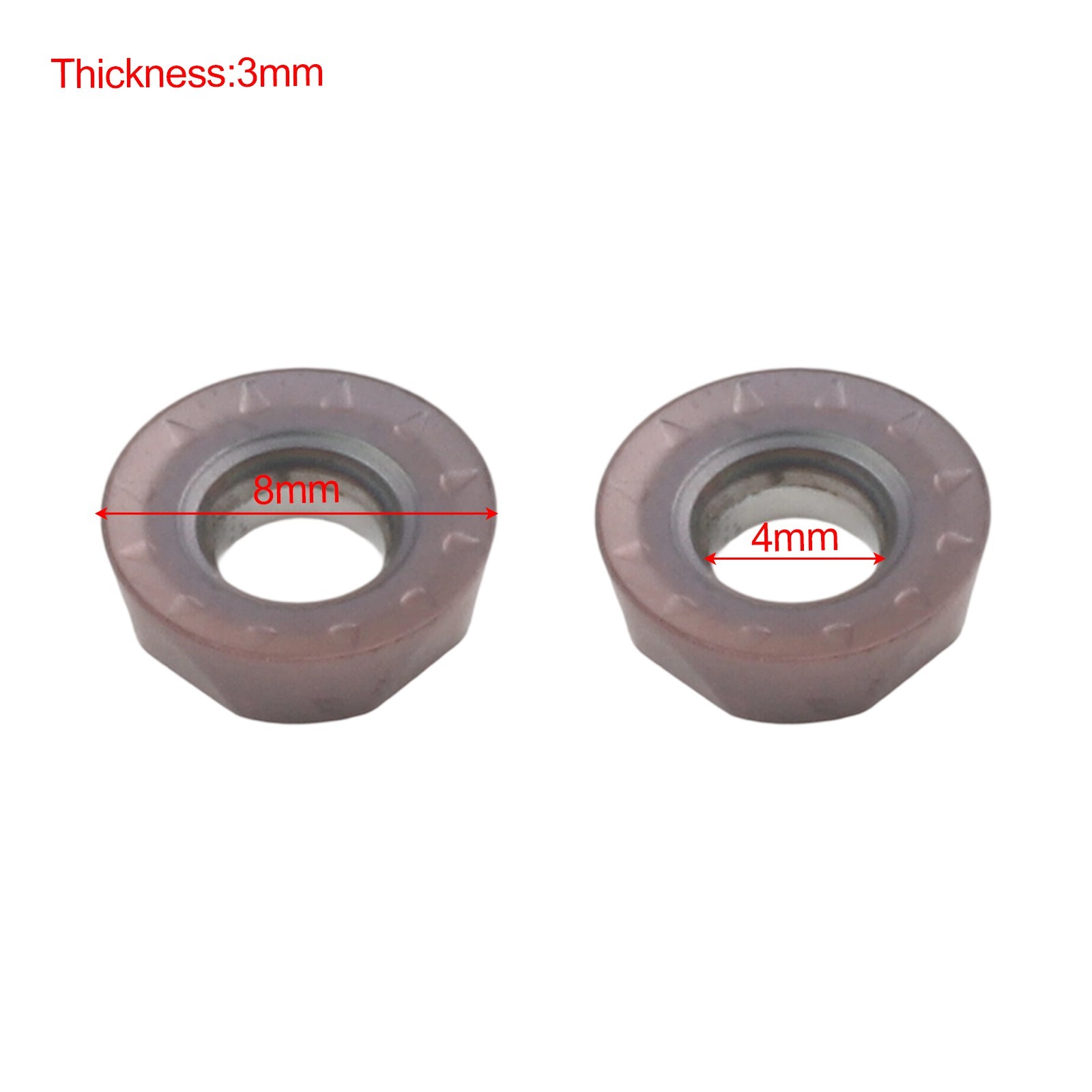 RPMT08T2M0EJS Turning Inserts with Excellent Cutting Performance for CNC Lathes