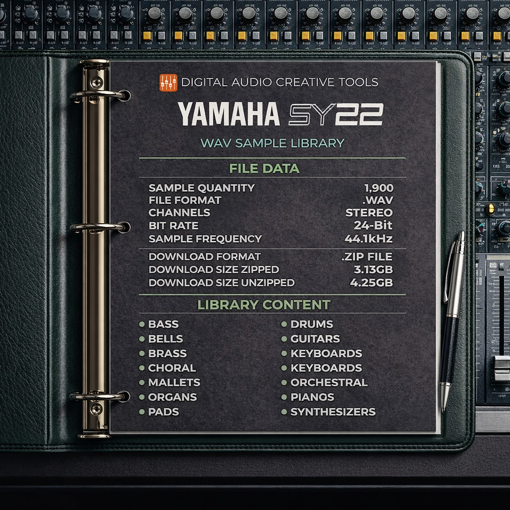 Yamaha SY22 Synthesizer Sample Library