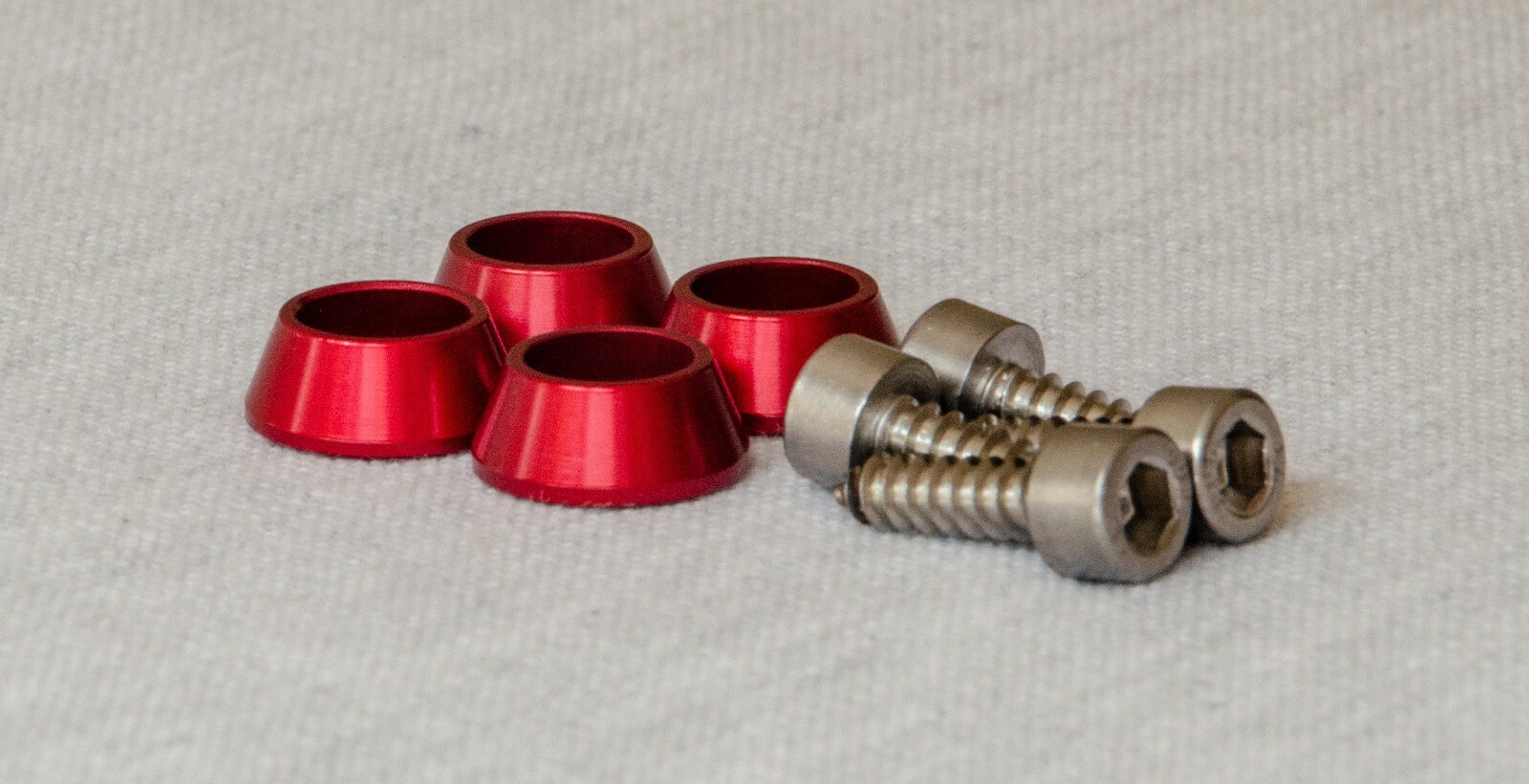 Vauxhall Corsa D Front Grill Stainless Bolt & Red Washer kit SRI VXR Turbo