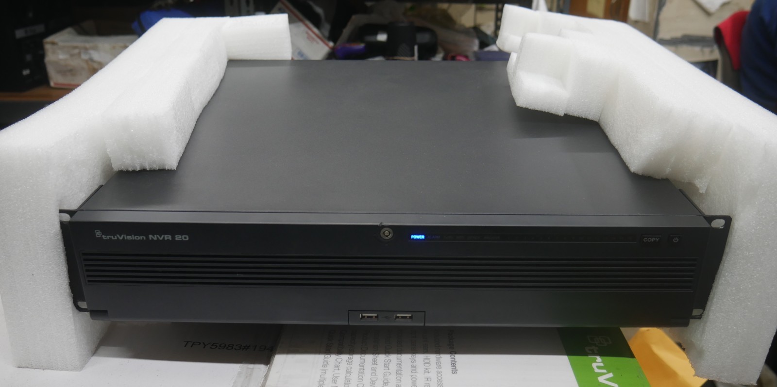 truVision NVR 20 nvr RECORDER AS IS READ