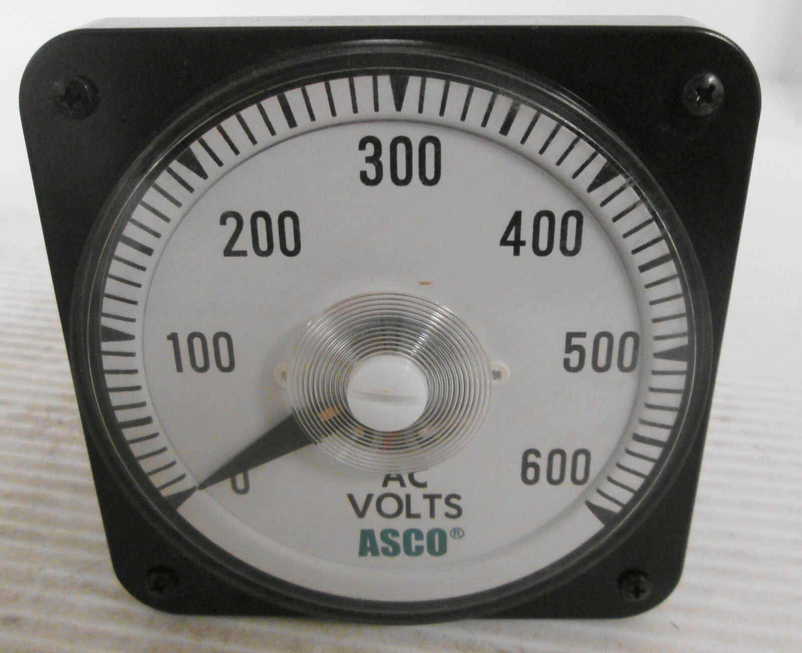 Asco Bryam 103021PZ600V Type AB-40P Frequency Meter Range 0/600VAC Input 150VAC