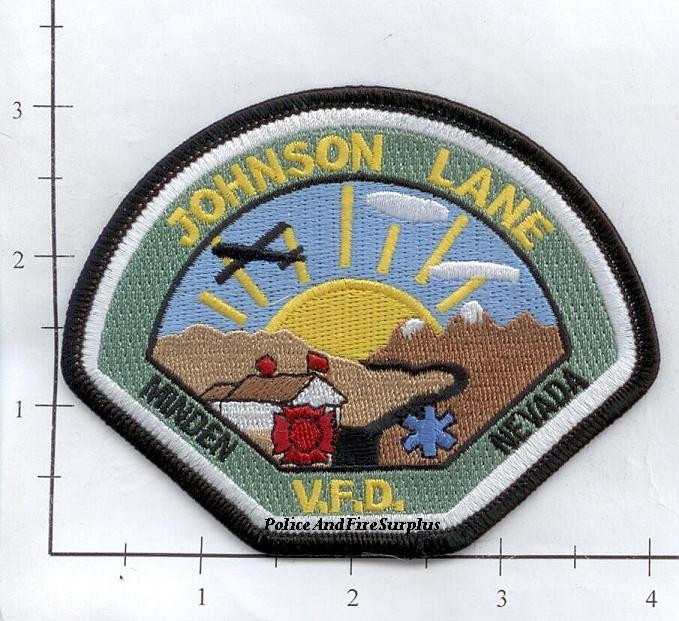 Nevada - Johnson Lane Volunteer FD - Minden NV Fire Dept Patch