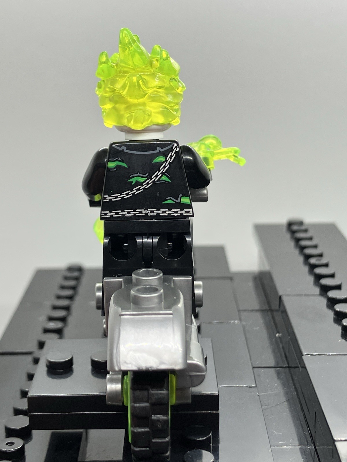 Green Ghost Rider Custom Mini Figure