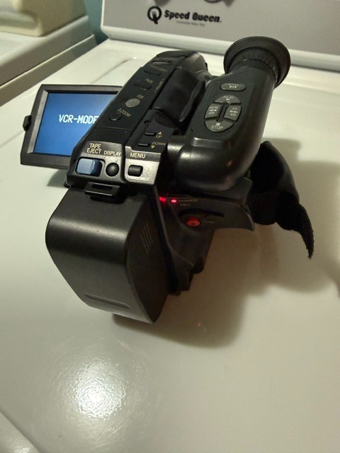 Panasonic PV-L679 VHS-C Palmcorder Camcorder Tested Works + Case Battery Charger