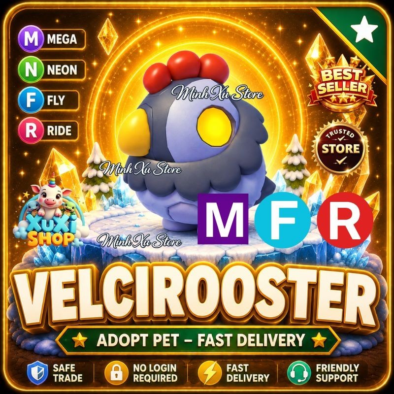 🐔 Velocirooster | MFR/NFR/FR/Meega/Neoon Adopt Pet – Fast Delivery ⚡