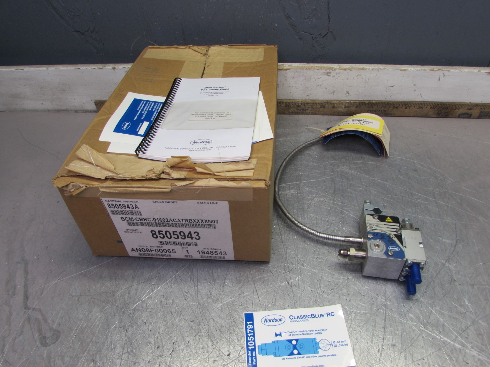 NEW! Nordson 8505943, ClassicBlue DUAL Gun Module, NEW IN BOX! MAKE OFFER!
