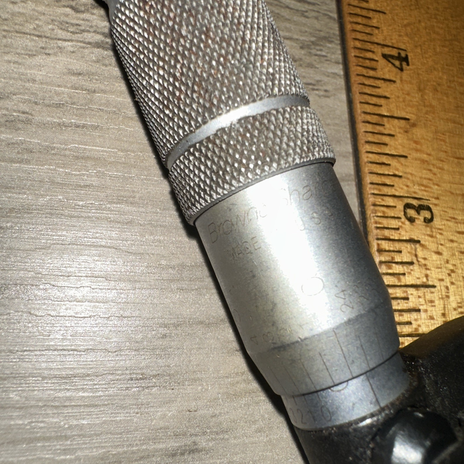 Vintage Brown & Sharpe 1” Micrometer