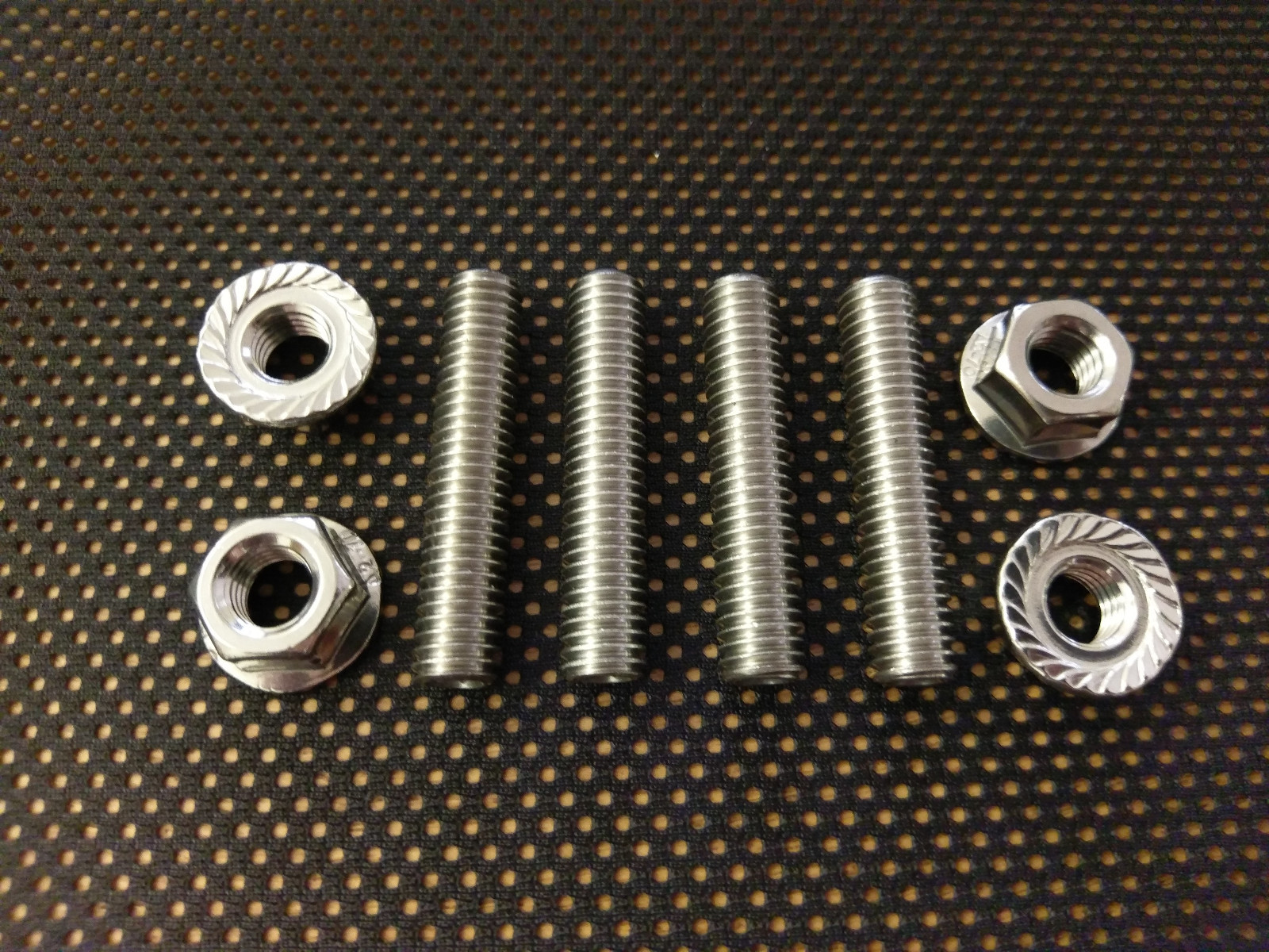 Suzuki GT500 GT750 Bike stainless steel exhaust header studs and flange nut kit