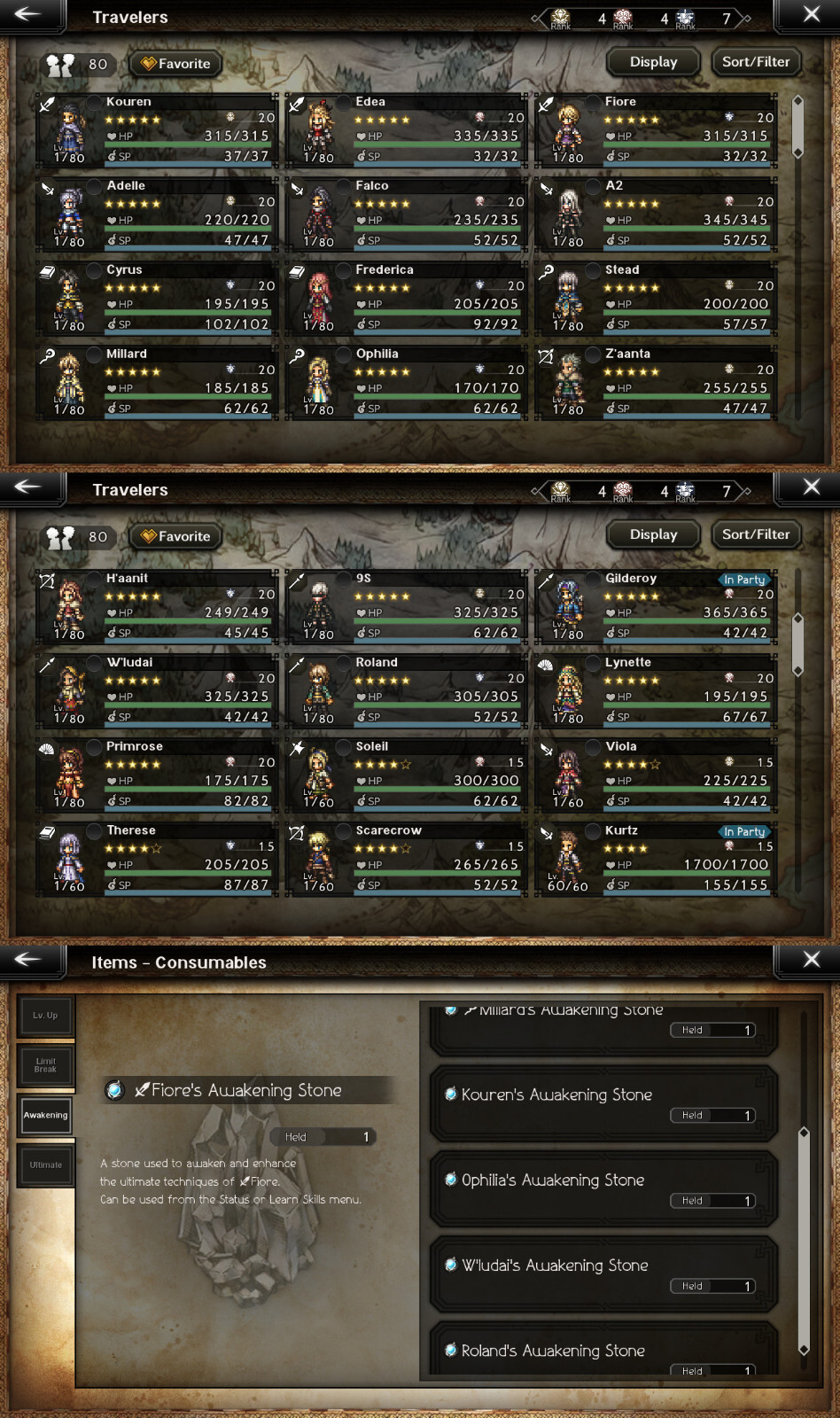 Octopath Traveler Champions of the Continent - Global Starter Account - OT106