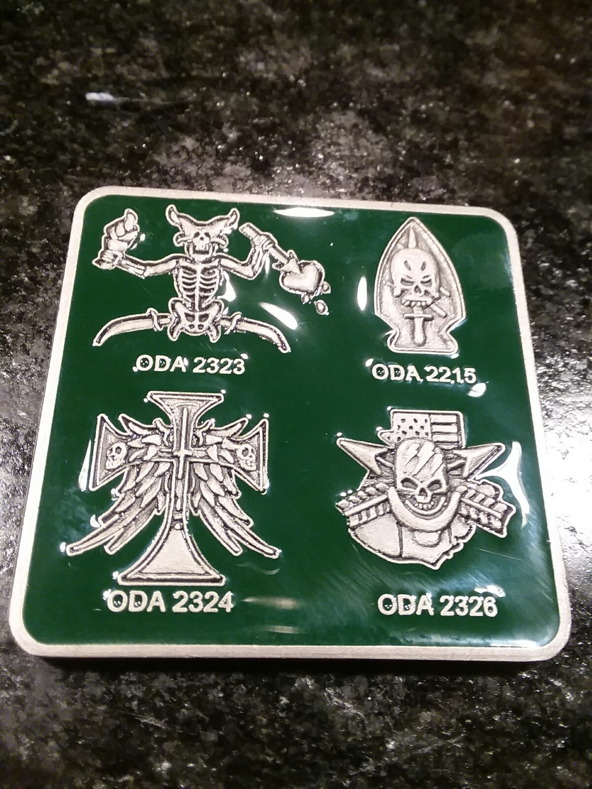 REAL AOB 2320 OEF CCA Special Forces Challenge Coin ODA 2323 2215 2324 2326