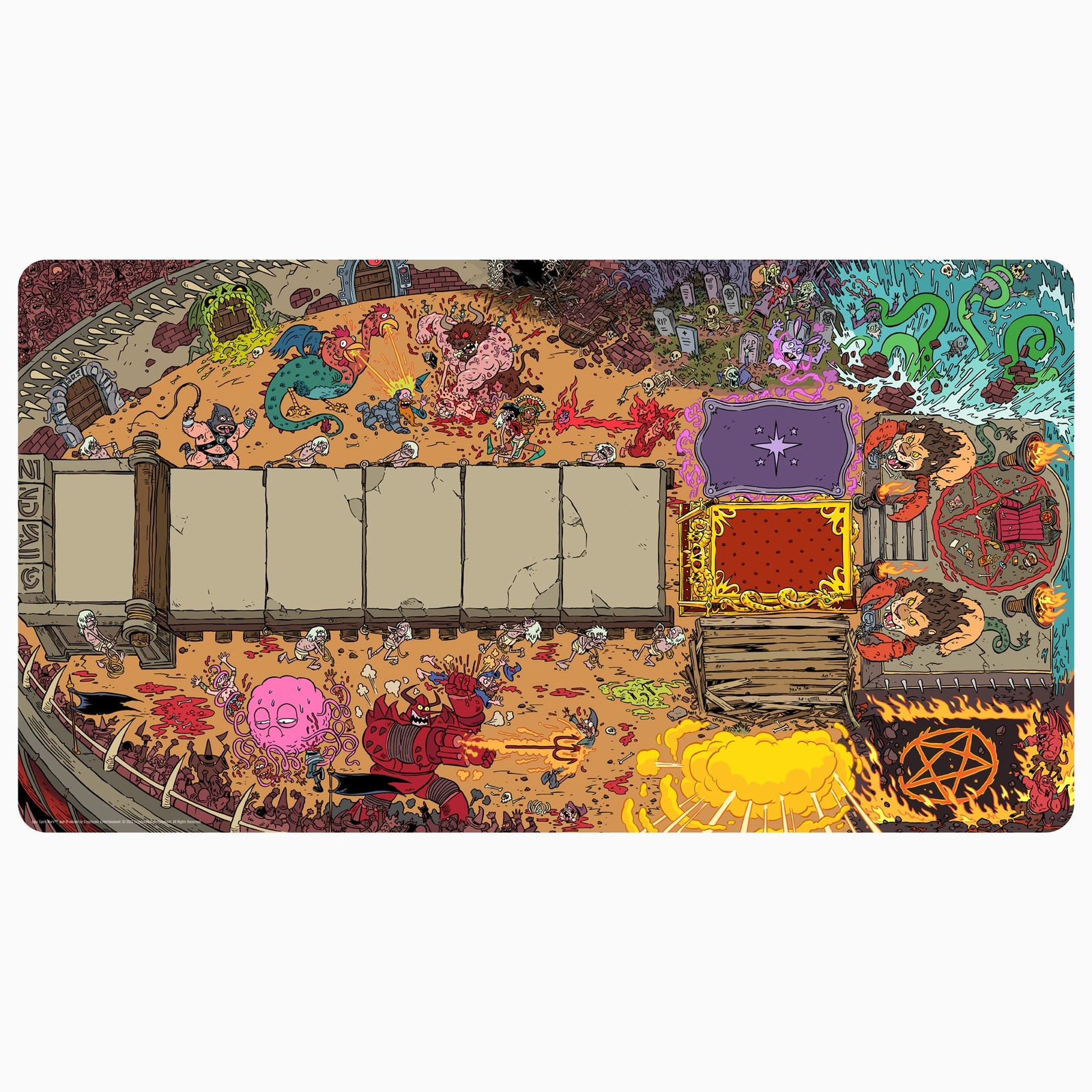 Epic Spell Wars of the Battle Wizards: ANNIHILAGEDDON Playmat