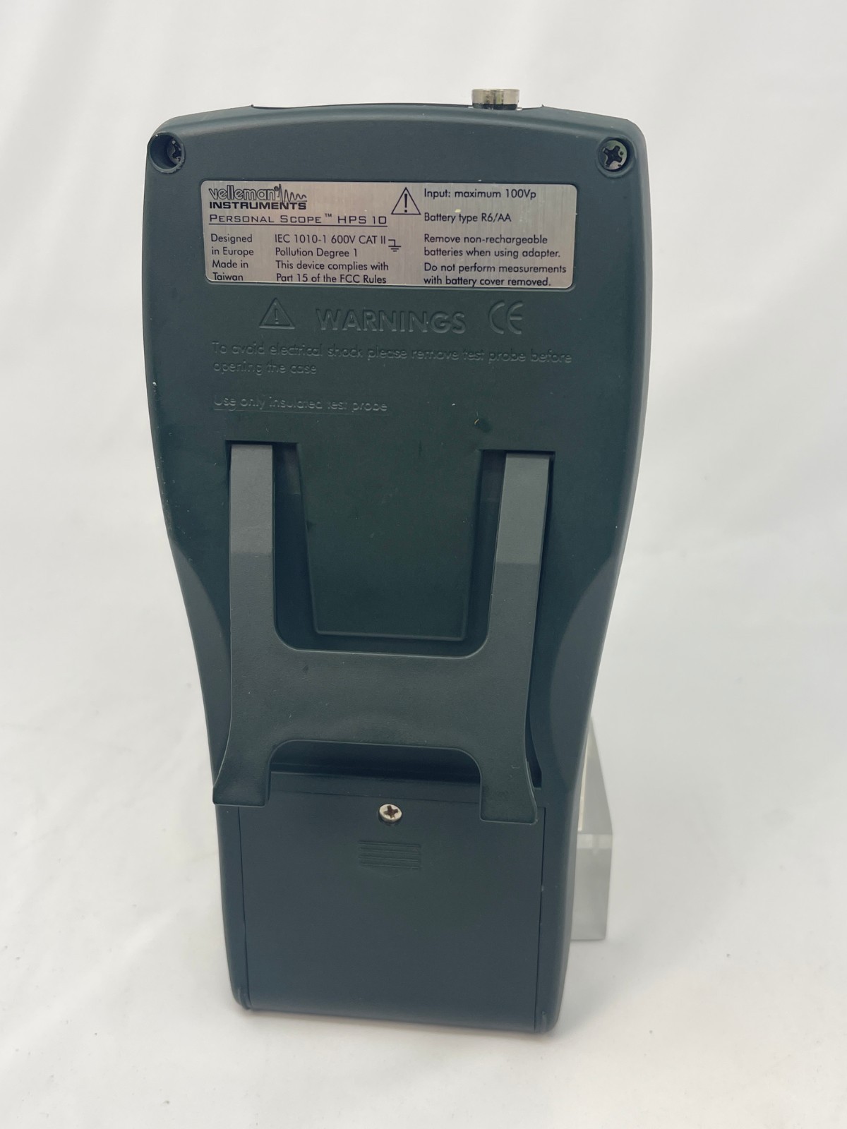 Velleman HPS10 Personal Scope Handheld Oscilloscope – Tested & Working