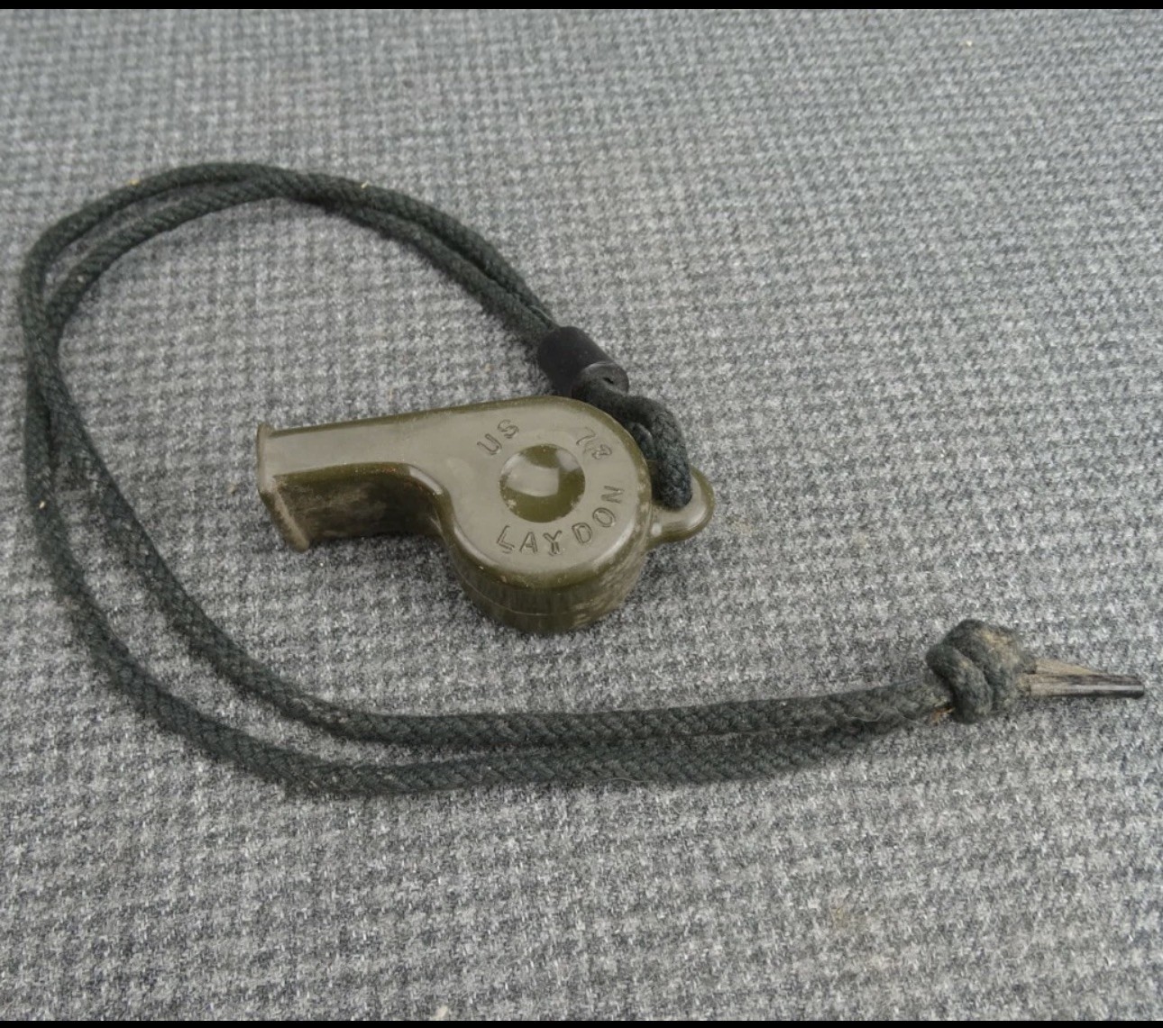 Vintage Vietnam War Era 1970 LAYDON Whistle Military USMC USAF Navy Army  (NEW)