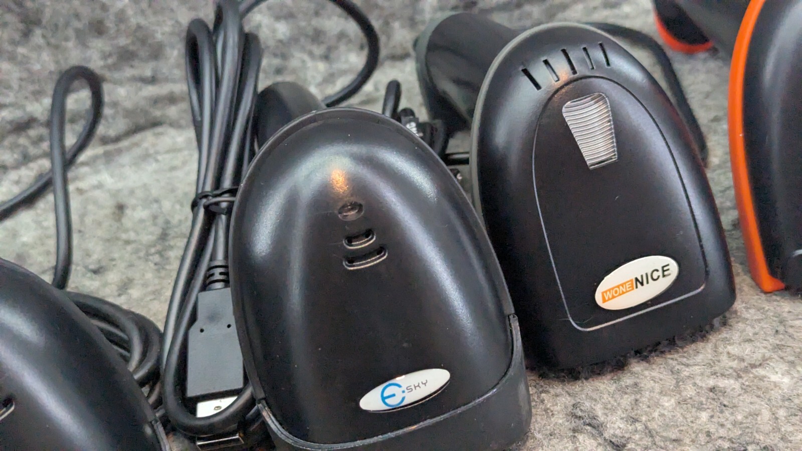 🔥Lot of 6🔥 USB/Wireless Barcode Scanner Reader - Works