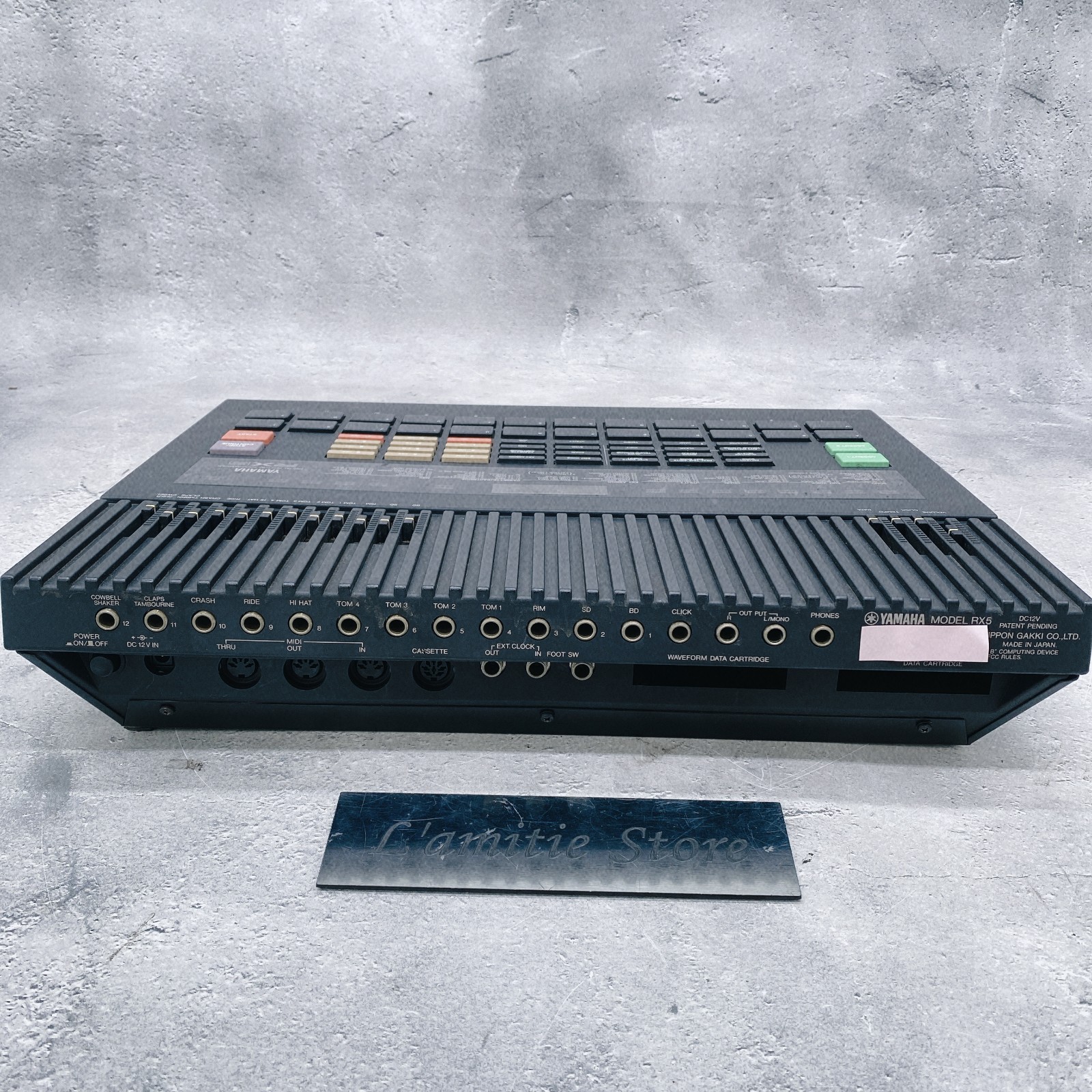 YAMAHA RX5 Digital Rhythm Programmer Drum Machine MIDI Sequencer Black RX 5 JP