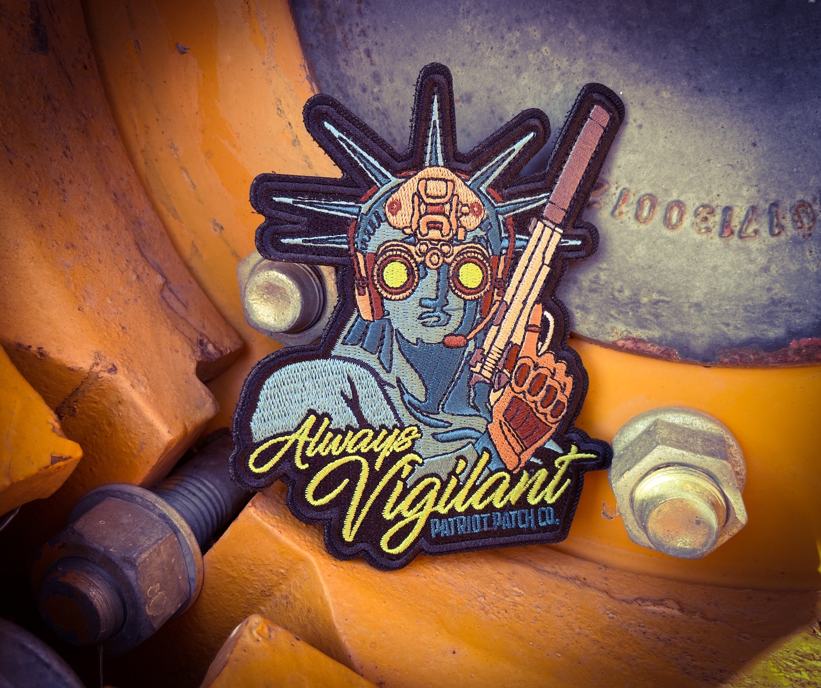 Patriot Patch Co. - Always Vigilant Statue of Liberty Embroidered Patch