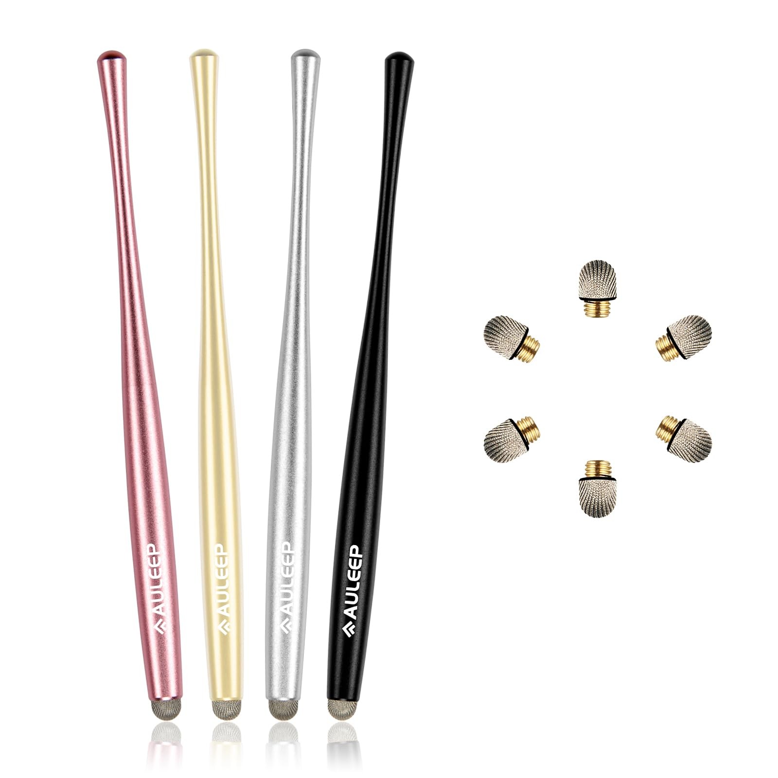 Capacitive Stylus Pens for Touch Screen with 4 Pack 6 Nanofiber Tips Compatib...