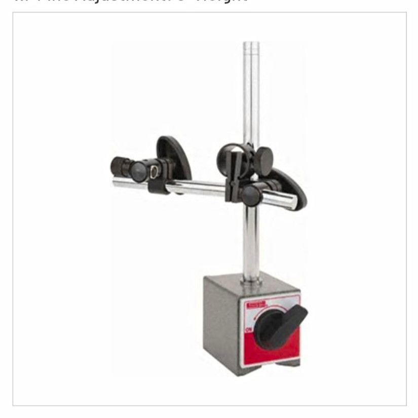 SPI 14-401-4 Magnetic Base Indicator Holder Stand w/ Fine Adjustment