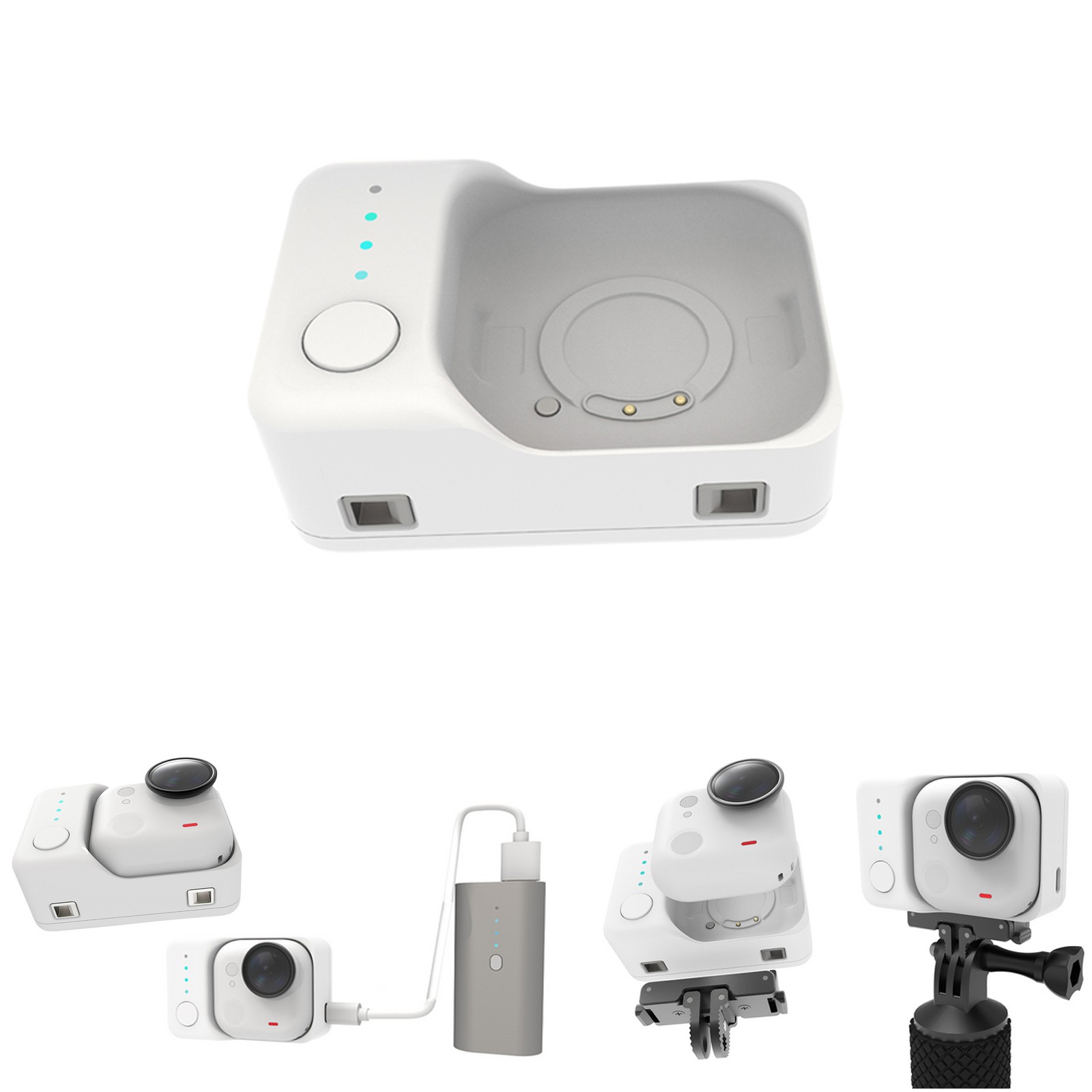 Action Camera Charging Case for Insta360 Go Ultra Camera Charger Box Manager