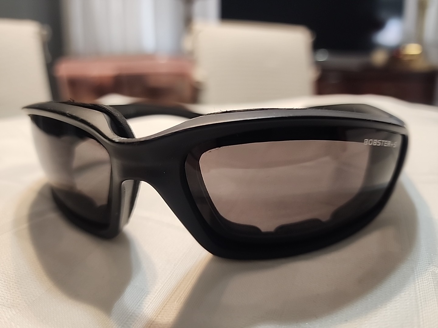 Bobster Foamerz 2 Sunglasses (Black Frame, Anti-fog Smoke Lens, ANSI Z87.1 + S)