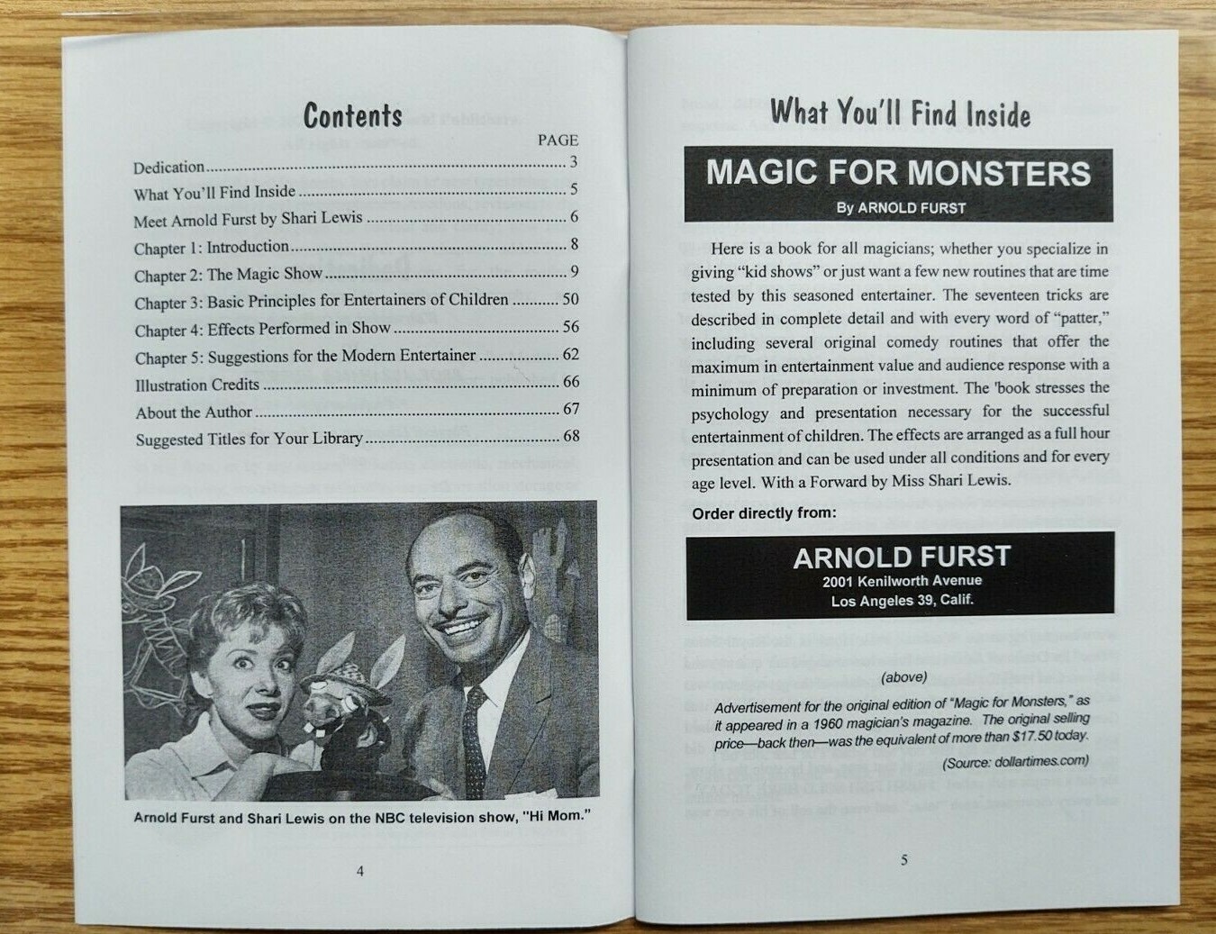 Magic for Monsters by Arnold Furst