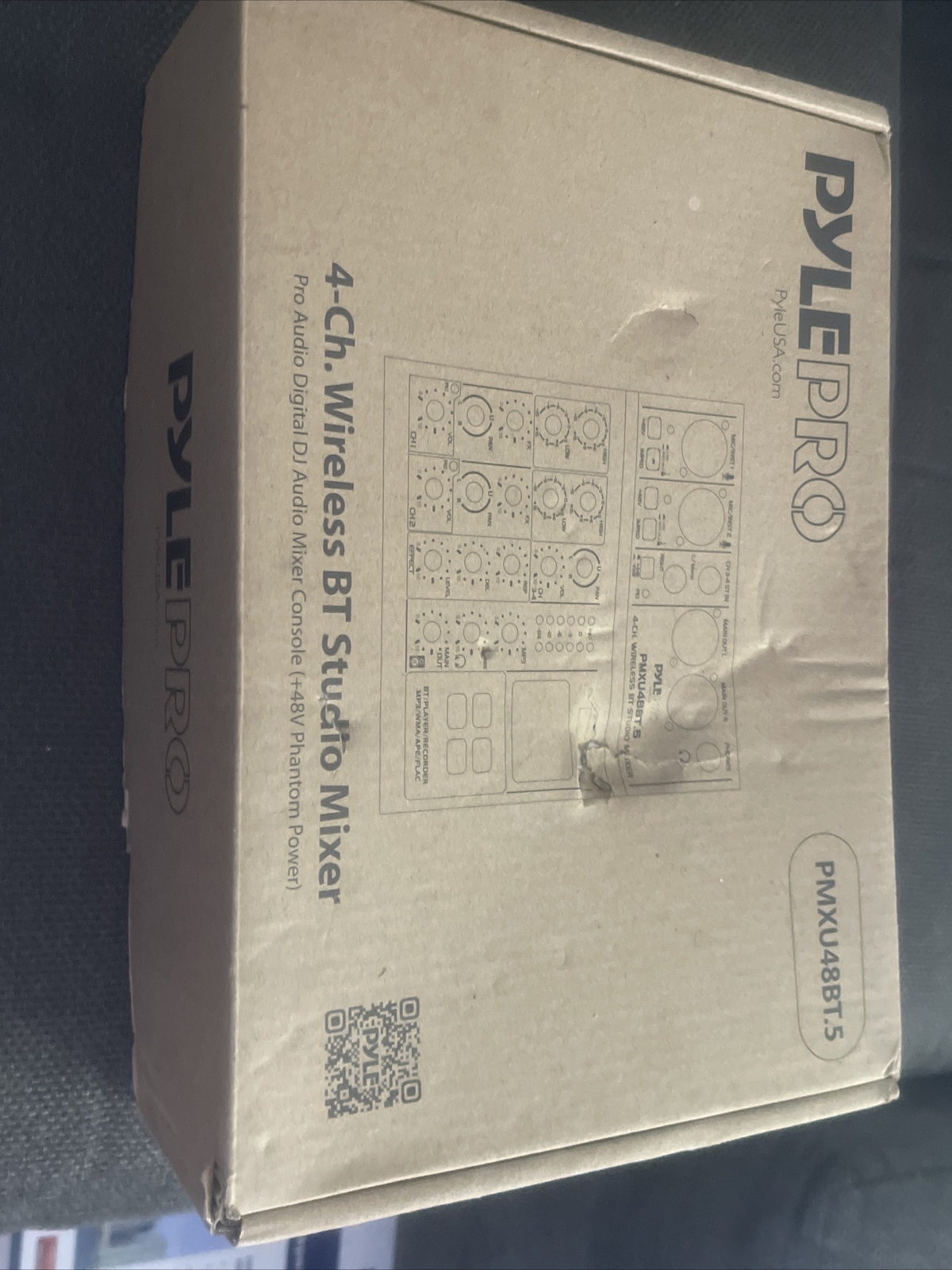 PYLEPRO 4 Ch. Wireless Bluetooth DJ Pro Audio BT Studio Mixer PMXU48BT.5