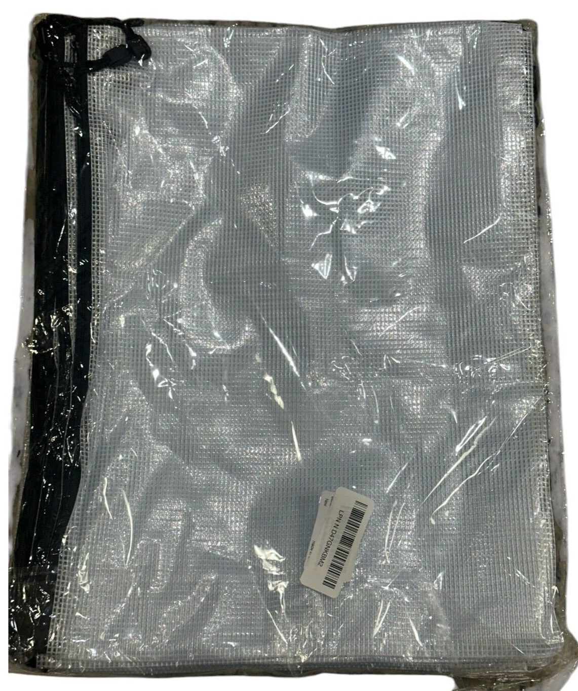 8 Count Plastic Zippered Storage Organization Cube Bag 17"x9", Game Organizer