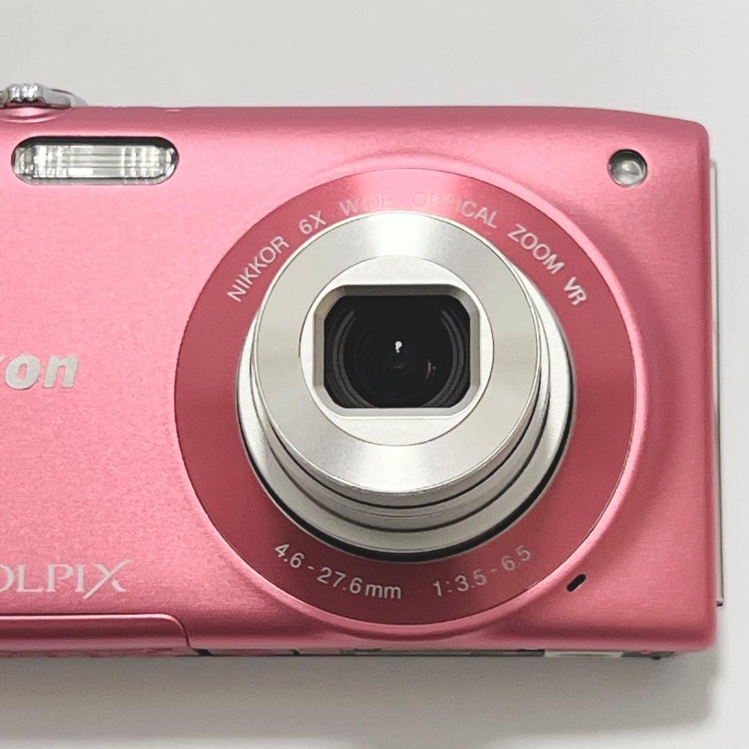 Nikon Coolpix S3300 Pink Compact Digital Camera Excellent Condition